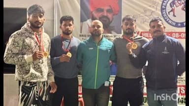 बिलासपुर सदर: सीनियर राज्य कुश्ती चैम्पियनशिप इंदौरा में आयोजित प्रतियोगिता में हनुमान अखाड़ा लखनपुर के पहलवानों ने जीते 14 पदक