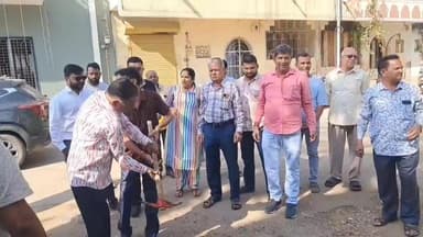 અંકલેશ્વર: અંકલેશ્વરની સંસ્કારધામ સોસાયટીમાં પેવર બ્લોકની કામગીરીની ખાત મુહૂર્ત વિધી યોજાઈ