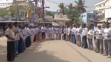 రేపు ప్రజా ఉద్యమం ర్యాలీ విజయవంతం చేయాలని గుడిబండలో ఈర లక్కప్ప పిలుపు