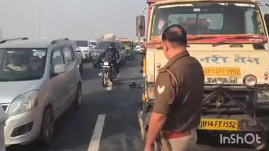 हापुड़: नेशनल हाईवे 9 पर गांव ततारपुर के पास ट्रैक्टर और कार की जोरदार टक्कर, हादसे में कार सवार 1 व्यक्ति की मौत, 4 घायल