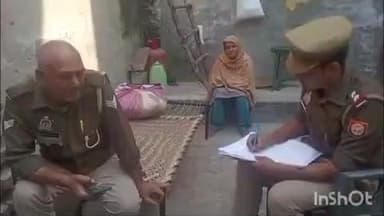 धौलाना: मोहल्ला अशोक नगर में दिल्ली में हुए धमाके के बाद हापुड़ पुलिस पहुंची आतंकी टुंडा के रिश्तेदार के घर