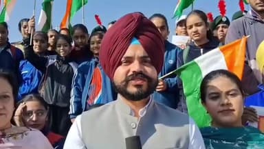 ਗੁਰਦਾਸਪੁਰ: ਸਰਦਾਰ ਵਲੱਭ ਭਾਈ ਪਟੇਲ ਜੀ ਦੇ 150ਵੇਂ ਜਨਮ ਦਿਨ ਨੂੰ ਸਮਰਪਿਤ ਦੀਨਾਨਗਰ ਵਿੱਚ ਵਿਸ਼ੇਸ ਏਕਤਾ ਦੌੜ ਕਰਵਾਈ ਗਈ-- ਐੱਸਡੀਐਮ