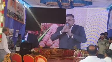 మంత్రాలయం: మంత్రాలయం మండల కేంద్రంలో త్రీ స్టార్ హోటల్ కు సీఎం చంద్రబాబు వర్చువల్గా శంకుస్థాపన