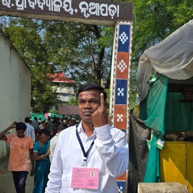 ଭୋଟ ଦେଲେ କଂଗ୍ରେସ ପ୍ରାର୍ଥୀ ଘାସିରାମ ମାଝୀ