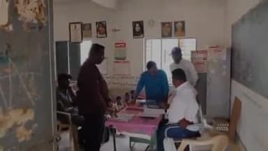 మడకశిర మండలంలో ప్రభుత్వ ఉపాధ్యాయుడిపై ఎమ్మెల్యే ఎమ్మెస్ రాజు సీరియస్