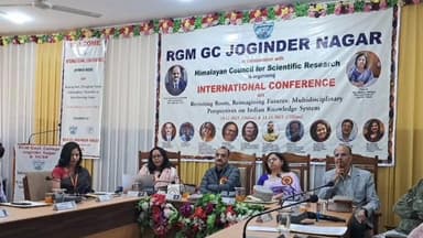 जोगिंदर नगर: जोगिंदरनगर कॉलेज में भारतीय ज्ञान प्रणाली पर अंतर्राष्ट्रीय सम्मेलन सफलतापूर्वक संपन्न