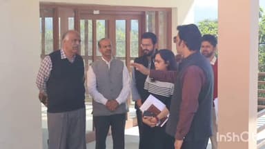 कांगड़ा: रजियाना में विधायक नगरोटा बगबा RS बाली ने वर्किंग वूमेन हॉस्टल के निर्माण कार्य का किया निरीक्षण