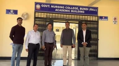 बूंदी: सीएचओ ब्रिज कोर्स प्रशिक्षण को गुणवत्तापूर्ण बनाने पर जोर, सीएमएचओ डॉ सामर ने नर्सिंग महाविद्यालय में की समीक्षा