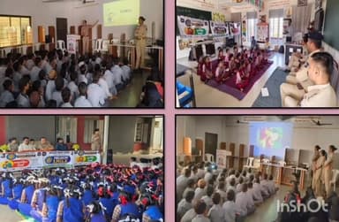 રાજુલા: નાગેશ્રી પોલીસ દ્વારા પ્રાથમિક શાળાના બાળકોને સુરક્ષિત અને અસુરક્ષિત સ્પર્શ અંગે જાગૃત સેમિનારનું કરાયું આયોજન