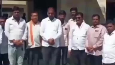 पैठण: मनोज जरांगे पाटील यांच्या हत्येचा कट रचणाऱ्यांना अटक करावी यासाठी पैठण तहसील कार्यालयात निवेदन