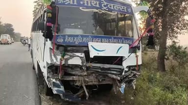 जौरा: जौरा रोड पर रामचंद्र के पूरा के पास बस और ट्रैक्टर की टक्कर, ट्रैक्टर चालक गंभीर रूप से घायल