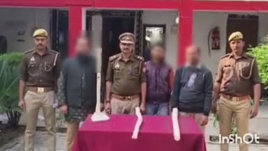 तिलोई: जायस पुलिस ने तीन वांछित अभियुक्तों को किया गिरफ्तार