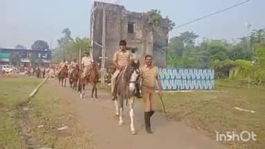 मधेपुर: भेजा थाना क्षेत्र के कोसी दियारा में घुड़सवार दस्ते से पेट्रोलिंग, कोसी पश्चिमी तटबंध पर चार अश्वरोधी दल मौजूद