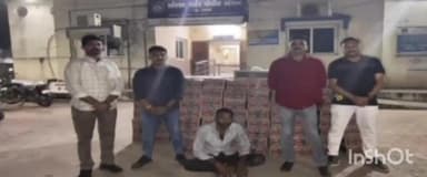 બોરસદ: બોરસદ નજીક હાઇવે રસ્તા ઉપર થી અશોક લેલનમાંથી વિદેશી દારૂનો જથ્થો ઝડપાયો