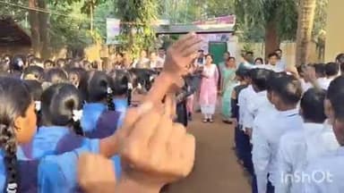 दुर्गुकोंदल: भगवान बिरसा मुंडा की 150वीं जयंती पर जनजाति दिवस समारोह हुआ, छात्र-छात्राओं व जनप्रतिनिधियों ने गाए वंदे मातरम के गीत