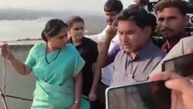 దేవరకొండ: నక్కల గండి రిజర్వాయర్ ను సందర్శించిన తెలంగాణ జాగృతి అధ్యక్షురాలు ఎమ్మెల్సీ కల్వకుంట్ల కవిత