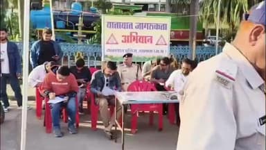 रतलाम: सैलाना बस स्टैंड पर पुलिस का यातायात जागरूकता अभियान जारी, आज 400 लोग जागरूक हुए