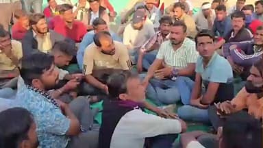 नवलगढ़: गोठड़ा में सीमेंट कंपनी के कर्मचारियों का प्रदर्शन, वेतन वृद्धि सहित अन्य मांगों को लेकर धरना जारी