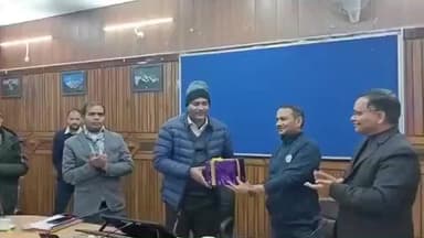 चम्पावत: निवर्तमान अपर जिलाधिकारी श्री जयवर्धन शर्मा का भावपूर्ण विदाई समारोह आयोजित, जिलाधिकारी एवं अधिकारियों ने दी शुभकामनाएं