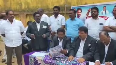 వైసీపీ లీగల్ సెల్లు ఆధ్వర్యంలో మెడికల్ కళాశాలలో ప్రైవేటీకరణ కు వ్యతిరేకంగా కోటి సంతకాల కార్యక్రమం