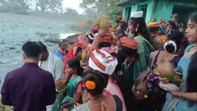 बलौदा: जाटा गांव के भाठापारा में अखंड नवधा रामायण कार्यक्रम का आयोजन किया गया, भव्य कलश यात्रा निकाली गई