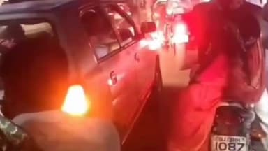 વિરમગામ: રાત્રિના સમયે પણ ટ્રાફિક જામ! વિરમગામ ટાઉન પોલીસની જાગૃતિ પર સવાલ