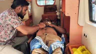 ಕಾರವಾರ: ಕದ್ರಾ ಬಳಿ ಬೈಕಿಗೆ ಡಿಕ್ಕಿ ಹೊಡೆದ ಬಸ್ ಸವಾರನಿಗೆ ಗಂಭೀರ ಗಾಯ