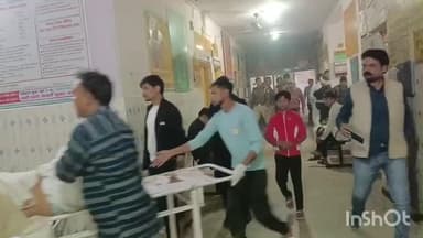 खेरागढ़: अज्ञात वाहन की टक्कर से बाइक सवार बुजुर्ग घायल