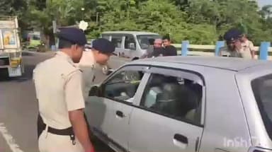 বাগদা: দিল্লি বিস্ফোরণের পরে সতর্ক বাগদায় নাকা তল্লাশি পুলিশের