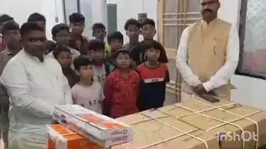 बलरामपुर: महाराणा प्रताप वनवासी कल्याण आश्रम के छात्रावास के लिए समाजसेवी विनय कुमार मिश्रा ने दी सहायता