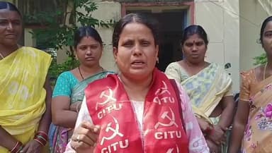 నిజామాబాద్ సౌత్: తాజ్ బీడి కంపెనీ యజమాన్యంపై చర్యలు తీసుకోవాలి:నగరంలో లేబర్ కమిషనర్ కార్యాలయం ఎదుట CITU జిల్లా కార్యదర్శి నూర్జహాన్ నిరసన