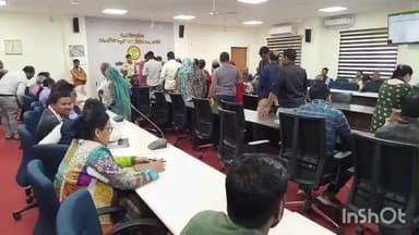 प्रशासनिक संकुल भवन में सीईओ जिला पंचायत द्वारा विभिन्न मामलों की जन सुनवाई की गई