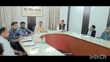 नौगांव: हरपालपुर: महाराजपुर विधानसभा विधायक कामाख्या प्रताप सिंह हरपालपुर नगर पालिका में उपस्थित हुए