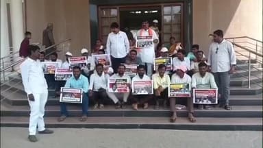 ಯಾದಗಿರಿ: ಸಿ.ಎಂ, ಗೃಹ ಸಚಿವರ ರಾಜೀನಾಮೆಗೆ ಆಗ್ರಹಿಸಿ ನಗರದ ಡಿ.ಸಿ ಕಚೇರಿ ಮುಂದೆ ಬಿಜೆಪಿ ಪ್ರತಿಭಟನೆ