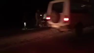 गुमला: बाइक सवार ने गाभिन गाय को मारी टक्कर, तीन घायल, गाय व बछड़े की मौत