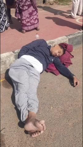 ఎన్ ఐ టి వద్ద చాతి నొప్పితో ఓ వ్యక్తి మృతి కేసు నమోదు. ఏం జిఎం ఆస్పత్రికి తరలింపు