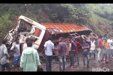 ପାରଳାଖେମୁଣ୍ଡି: ଗଜପତି ମାର୍ଲବା_ଘାଟିରେ_ଦୁର୍ଘଟଣା, ଘଟଣା ସ୍ଥଳରେ ଡ୍ରାଇଭର ମୃତ