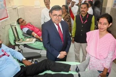 चास: सदर अस्पताल बोकारो के ब्लड बैंक में स्वैच्छिक रक्तदान शिविर का आयोजन