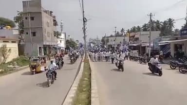 జై జగన్ నినాదాలతో మారుమోగిన మడకశిర పట్టణం