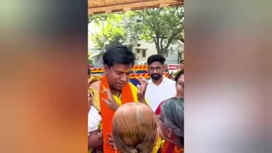 ఎమ్మిగనూరు: ఎమ్మిగనూరులో 12వ రోజు సతీ సమేతంగా 87వ విశ్వశాంతి మహాయాగ మహోత్సవంలో పాల్గొన్న ఎమ్మెల్యే బీవీ జయనాగేశ్వర్ రెడ్డి