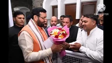 नारनौल: नारनौल में महाराजा शूर सैनी जयंती को लेकर सैनी सभा के सदस्यों ने मुख्यमंत्री नायब सिंह सैनी से की भेंट