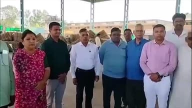 તાલોદ: તલોદના હરસોલ સબ યાર્ડ ખાતે ધારાસભ્યએ પ્રારંભ કરાવ્યો, 9 ખેડૂતોની મગફળી ખરીદવામાં આવી