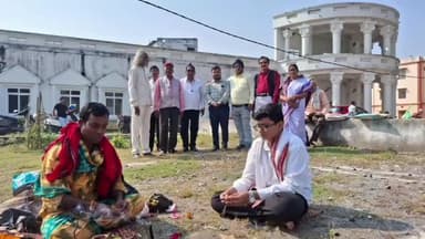 ଯାଜପୁର: ନରସିଂହ ଚୌଧୁରୀ ସ୍ୱୟଂ ଶାସିତ ମହାବିଦ୍ୟାଳୟ ପରିସରରେ ନରସିଂହ ଚୌଧୁରୀଙ୍କ ପ୍ରତିମୂର୍ତ୍ତି ନିର୍ମାଣ କାର୍ଯ୍ୟର ଶୁଭ ଉଦଘାଟନ ଉତ୍ସବ ଅନୁଷ୍ଠିତ