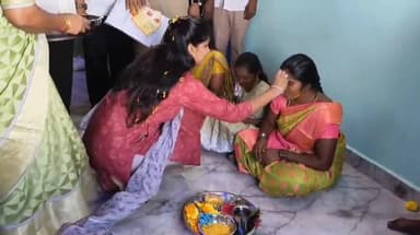 శింగనమల: అమ్మవారిపేట గ్రామంలో పండుగల గృహప్రవేశ కార్యక్రమంలో పాల్గొన్న ఎమ్మెల్యే బండారు శ్రావణి.