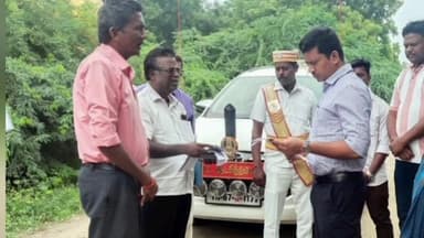 வெம்பக்கோட்டை: கீழகோதைநாச்சியாபுரம் தாயில்பட்டி பேர்நாயக்கன்பட்டி போன்ற பகுதிகளில் நடைபெற்று வரும் வளர்ச்சி திட்ட பணிகளை மாவட்ட ஆட்சியர் நேரில் ஆய்வு