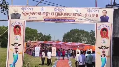 କୋରେଇ: ବ୍ଲକ ସ୍ତରୀୟ ମତ୍ସ୍ୟ ଓ ପ୍ରାଣୀସମ୍ପଦ ମେଳା ବଟିରା ଖେଳ ପଡିଆରେ ଅନୁଷ୍ଠିତ,ଯୋଗଦେଲେ ଶତାଧିକ ଚାଷୀ