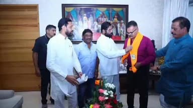 पालघर: उपमुख्यमंत्री एकनाथ शिंदे यांच्या उपस्थिती डहाणूच्या माजी नगराध्यक्षांचा शिवसेना शिंदे गटात प्रवेश