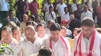 ধেমাজি: চিচিমুখত দেউৰী স্বায়ত্ত পৰিষদৰ উদ্যোগত চিচিমুখ দেউৰী গাঁৱৰ যুৱ সংঘ প্ৰকল্প আধাৰশিলা স্থাপন অনুষ্ঠান, উপস্থিত DAC CEM