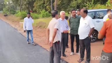 ಉಡುಪಿ: ಶಿರ್ವಾದ ಪಂಜಿಮಾರು ಬಳಿಯ ರಸ್ತೆ ಡಾಂಬರೀಕರಣ ಸ್ಥಳಕ್ಕೆ ಶಾಸಕ ಗುರ್ಮೆ ಸುರೇಶ್ ಶೆಟ್ಟಿ ಭೇಟಿ, ಪರಿಶೀಲನೆ
