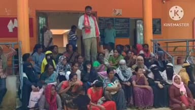 పేదలకు ఇళ్ల పట్టాల మంజూరు చేయాలని సిపిఎం ఆధ్వర్యంలో హిందూపురం తహసిల్దార్ కార్యాలయం వద్ద ఆందోళన